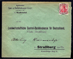 LETTRE DE KESKASTEL  DU 11-11-1911 - AFFR: 10pf GERMANIA - - Covers & Documents