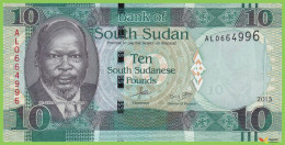 Voyo SOUTH SUDAN 10 South Sudanese Pounds 2015 P12a B112a AL UNC V - South Sudan