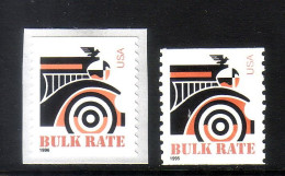 Bulk Rate  Coils 1995 / 1996 - Used Stamps