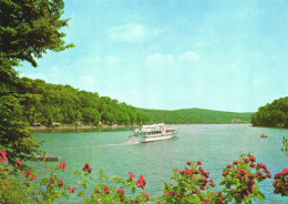 VRANOVA DAM, BOAT, LAKE, SKIP, CZECH REPUBLIC, POSTCARD - Tchéquie