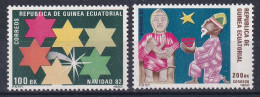 MiNr. 1638 - 1639 Äquatorial-Guinea 1982, 24. Dez. Weihnachten - Postfrisch/**/MNH - Äquatorial-Guinea