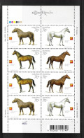 Ukraine 2005 MNH Horses Sg 619/22 Sheetlet - Ukraine