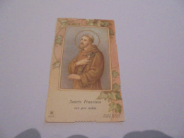 S Francisce François Image Pieuse Religieuse Holly Card Religion Saint Santini Sainte Sancte Sancta Santa - Devotion Images