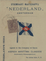 1904   NAVIGATION PAVILLON  STOOMVAART MAATSCHAPPIJ Nederland Amsterdam  Genoa Espagne Pour Soerabaya  Java V.Historique - Spanje