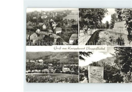 71966012 Berggiesshuebel Kirchberg Kurhaus Hochwasserdenkmal Berggiesshuebel - Bad Gottleuba-Berggiesshuebel