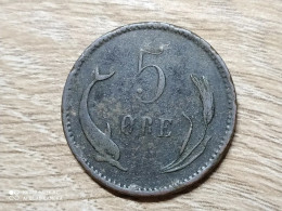 Denmark 5 Ore 1894 - Danimarca