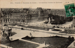 CPA 75 PARIS Panorama Du Louvre Les Nouveaux Jardins Du Carrousel - Louvre