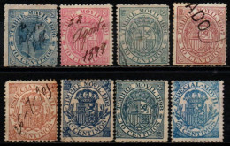 ESPAGNE 1882-1903 O - Fiscaux-postaux