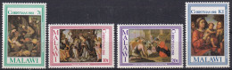 MiNr. 368 - 371 Malawi 1981, 26. Nov. Weihnachten: Gemälde - Postfrisch/**/MNH - Malawi (1964-...)