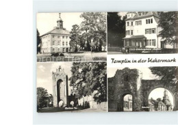 71965915 Templin Rathaus Erholungsheim Aufbau Schultor Berliner Tor Templin - Templin