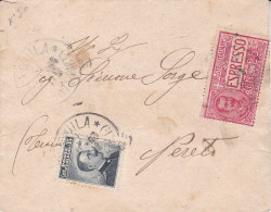 Italy - 1903 - Letter - Poste Italiane Espresso And 15cent Stamps - Caja 31 - Afgestempeld