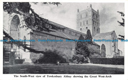 R648389 The South West View Of Tewkesbury. Abbey Shewing The Great West Arch. Ha - World