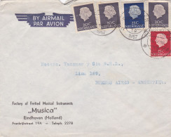 Nederland - 1957 - Airmail - Letter - Sent To Buenos Aires, Argentina - Caja 31 - Covers & Documents