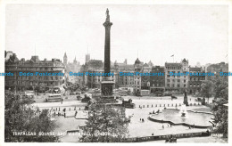 R648413 London. Trafalgar Square And Whitehall. Valentine. Silveresque - Other & Unclassified