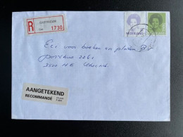 NETHERLANDS 1993 REGISTERED LETTER CASTRICUM TO UTRECHT 06-07-1993 NEDERLAND AANGETEKEND - Cartas & Documentos