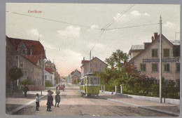 Zürich OERLIKON: Restaurant Zur Flora Mit Strassenbahn ~1910 - Oerlikon