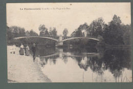 CP - 77 - Le Portmontain - Plage Et Pont - Lizy Sur Ourcq