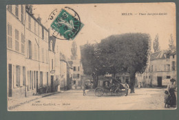 CP - 77 - Melun - Place Jacques-Amiot - Melun