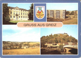 71965023 Greiz Thueringen Sommerpalais,Blick Zum Oberen Schloss Greiz - Greiz