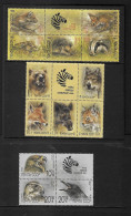 Russia 1988/90 MNH Zoo Relief Fund Sg 5922/6, 5981/5 & Sg 6315/7 - Ongebruikt