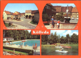 71965019 Koelleda Tretboote, Schwimmbad, Stadt, Brunnen Koelleda - Autres & Non Classés