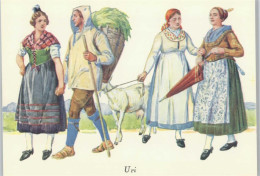 12027731 - Trachten Schweiz Sign Ed. E. Regenschirm - - Costumes