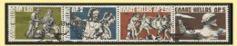 GREECE- GRECE  - HELLAS 1972: " Mythology A"  (complet Strips, Se-tenant 4 Stamps) Compl. Set Used - Gebruikt