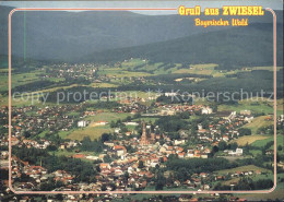 71964953 Zwiesel Niederbayern Bayerischer Wald, Luftaufnahme Baernzell - Zwiesel
