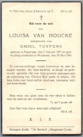 Bidprentje Poperinge - Van Houcke Louisa (1871-1940) - Images Religieuses