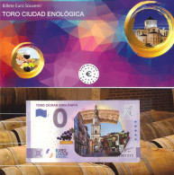 0-Euro VEEV 01 2021 Color TORO CIUDAD ENOLOGICA  IM FOLDER - Privatentwürfe