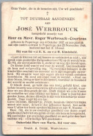 Bidprentje Poperinge - Werbrouck José (1937-1946) - Imágenes Religiosas