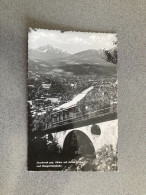 Innsbruck Geg. Suden Mit Serles Carte Postale Postcard - Innsbruck