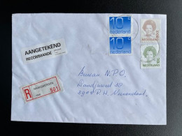 NETHERLANDS 1996? REGISTERED LETTER HAAKSBERGEN TO VEENENDAAL NEDERLAND AANGETEKEND - Storia Postale