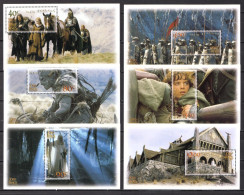 New Zealand MNH Set Of 6 SSs, Lord Of The Rings - Cinéma