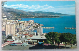 CPSM MONACO MONTE-CARLO Vue Générale Et Le Port - Mehransichten, Panoramakarten