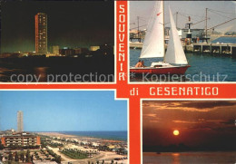 71964537 Cesenatico Segelboot Strand Hochhaus Cesenatico - Autres & Non Classés