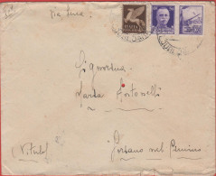 ITALIA - Storia Postale Regno - Occupazione Lubiana WWII - 1943 - 50c Imperiale Con Appendice Di Propaganda Di Guerra + - Lubiana