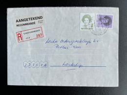 NETHERLANDS 1994 REGISTERED LETTER 'S HERTOGENBOSCH TO LEIDERDORP 24-03-1994 NEDERLAND AANGETEKEND - Storia Postale