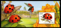 Irland Eire 2003 - Mi.Nr. Block 47 - Postfrisch MNH - Insekten Insects Käfer Beetles Marienkäfer Ladybird - Coléoptères