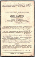 Bidprentje Proven - Matton Louis (1875-1953) - Andachtsbilder