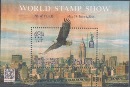 Kyrgyzstan 2016 (KEP) Bl.7 "World Philatelic Exhibitions Of 2016. New York" SS Quality:100% - Kirgizië