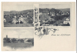 Gruss Aus AFFELTRANGEN: 3-Bild-AK ~1910 - Otros & Sin Clasificación