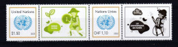 United Nations ONU New York And Geneva 2023 Climate Action  Cop 28 Pair Mnh - Emissions Communes New York/Genève/Vienne