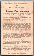 Bidprentje Rumbeke - Sillekens Henri (1852-1937) - Imágenes Religiosas