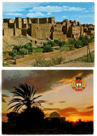 Lot De 3 CP. MAROC: Casbah Taourirt De Ouarzazate; Armoiries De Marrakech Et Coucher De Soleil; Folklore De Marrakech. - Other & Unclassified