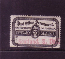Official Seal Used Scotland S. Dak - Ohne Zuordnung
