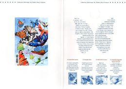 " LES PAPILLONS " Sur Document Philatélique Officiel 1°Jour De 4 Pages De 2010. N° YT F4498. DPO à Saisir !!! - Butterflies