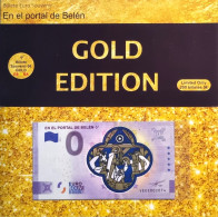 0-Euro VEES 01 2020 Golddruck Anniversary EN EL PORTAL DE BELEN Navidad WEIHNACHTEN 2020 IM FOLDER - Privatentwürfe