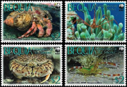 St Vincent (Bequia) - 2010 - Crabs - Mi: 647/50 - Crustaceans