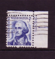 Washington Redrawn Plate Number Single - Used Stamps